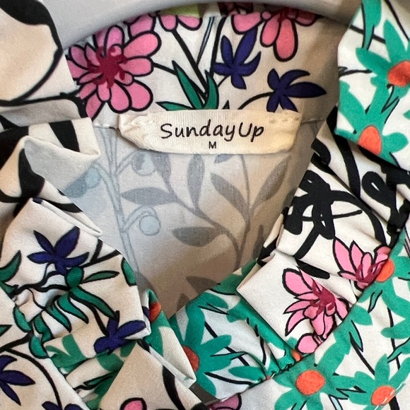 Sunday Floral Print Dress - Multicolor - Picture 2 of 9